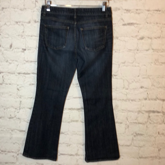 SIGNATURE DISTRESSED/DARK WASH 6P BOOT CUT JEANS - Picture 8 of 8